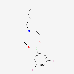 molecular formula C14H20BF2NO2 B1378066 6-丁基-2-(3,5-二氟苯基)-1,3,6,2-二噁杂硼杂环丁烷 CAS No. 1190988-97-6