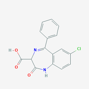 molecular formula C16H11ClN2O3 B137807 Clorazepate CAS No. 149128-44-9