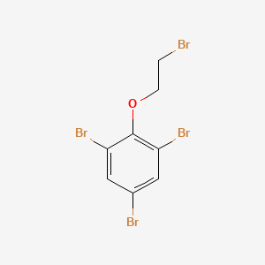 molecular formula C8H6Br4O B13780701 1,3,5-Tribromo-2-(2-bromoethoxy)benzene CAS No. 68413-71-8