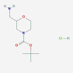 2-Aminomethyl-morpholine-4-carboxylic acid tert-butyl ester hydrochloride