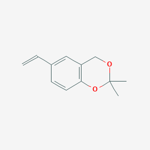 molecular formula C12H14O2 B13780727 6-ethenyl-2,2-dimethyl-4H-1,3-benzodioxine 