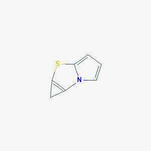 molecular formula C7H5NS B13780732 1h-Cyclopropa[d]pyrrolo[2,1-b]thiazole CAS No. 251568-41-9