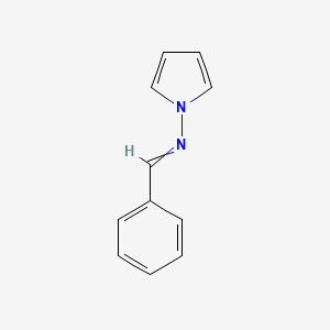 molecular formula C11H10N2 B13780748 N-Benzylidene-1H-pyrrole-1-amine CAS No. 24046-22-8