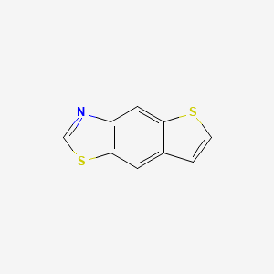molecular formula C9H5NS2 B13780880 Thieno[2,3-f]benzothiazole(9CI) CAS No. 264620-86-2