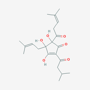 molecular formula C21H30O6 B13780929 Humulinone CAS No. 26110-47-4