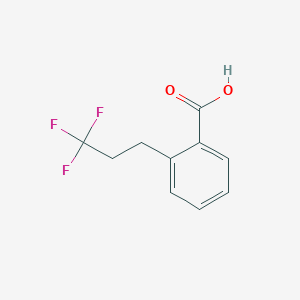 molecular formula C10H9F3O2 B1378094 2-(3,3,3-三氟丙基)苯甲酸 CAS No. 1424445-88-4