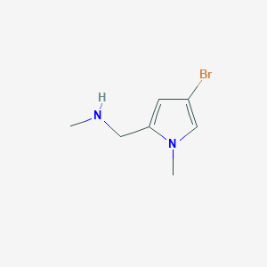 [(4-bromo-1-methyl-1H-pyrrol-2-yl)methyl](methyl)amine