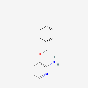 molecular formula C16H20N2O B13781008 3-(4-Tert-butyl-benzyloxy)-pyridin-2-ylamine 