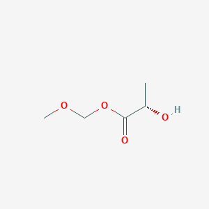 molecular formula C5H10O4 B13781025 methoxymethyl (2S)-2-hydroxypropanoate 