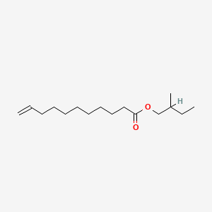 molecular formula C16H30O2 B13781029 2-Methylbutyl undec-10-enoate CAS No. 67952-37-8
