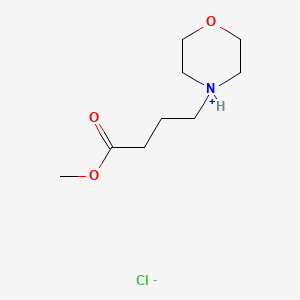 molecular formula C9H18ClNO3 B13781106 Methyl-gamma-morpholinobutyrate, hydrochloride CAS No. 63867-23-2