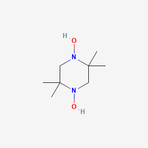 molecular formula C8H18N2O2 B13781137 2,2,5,5-Tetramethylpiperazine-1,4-diol CAS No. 88571-74-8
