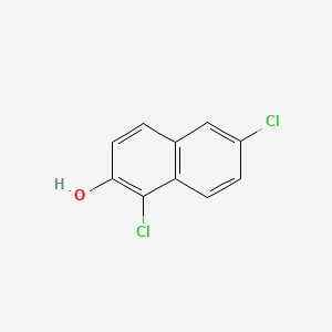 molecular formula C10H6Cl2O B13781186 2-Naphthol, dichloro- CAS No. 63980-33-6