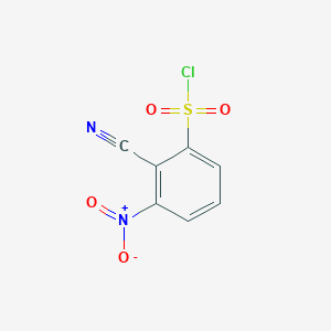 2-Cyano-3-nitrobenzene-1-sulfonyl chloride