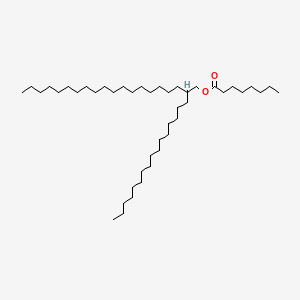 molecular formula C44H88O2 B13781290 2-Hexadecylicosyl octanoate CAS No. 97952-42-6