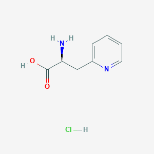 molecular formula C8H11ClN2O2 B13781294 L-3-Pyridylalanine hydrochloride 