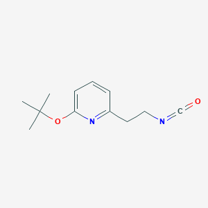 2-(Tert-butoxy)-6-(2-isocyanatoethyl)pyridine