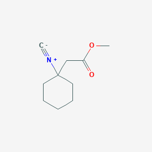 molecular formula C10H15NO2 B13781368 Methyl 1-isocyanocyclohexaneacetate CAS No. 730964-83-7