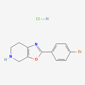 2-(4-Bromophenyl)-4,5,6,7-tetrahydrooxazolo[5,4-c]pyridine hydrochloride