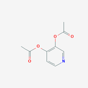 molecular formula C9H9NO4 B13781504 3,4-Pyridinediol,3,4-diacetate 