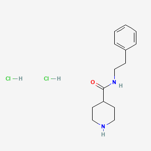 N-(2-phenylethyl)-4-piperidinecarboxamide dihydrochloride