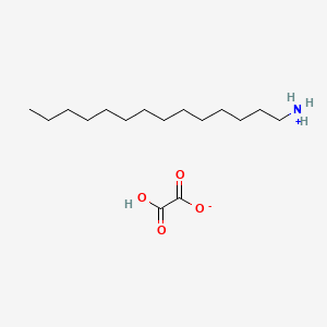 molecular formula C16H33NO4 B13781519 Tetradecylamine oxalate CAS No. 88872-16-6
