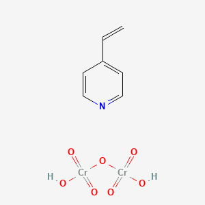 molecular formula C7H9Cr2NO7 B13781606 4-Ethenylpyridine;hydroxy-(hydroxy(dioxo)chromio)oxy-dioxochromium 