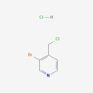 molecular formula C6H6BrCl2N B1378163 3-Bromo-4-(chloromethyl)pyridine Hydrochloride CAS No. 1418117-80-2