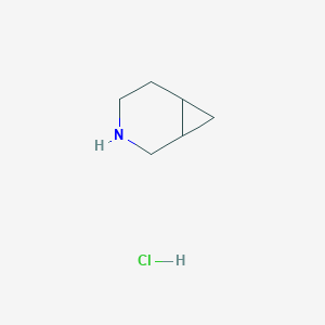 molecular formula C6H12ClN B1378164 3-Aza-bicyclo[4.1.0]heptane hydrochloride CAS No. 1414958-74-9