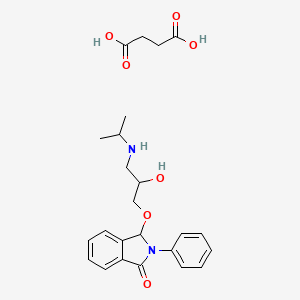 molecular formula C24H30N2O7 B13781652 Einecs 274-314-3 CAS No. 70096-14-9