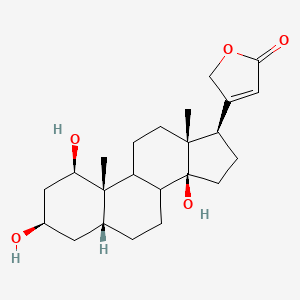 molecular formula C23H34O5 B13781653 Acovenosigenin CAS No. 639-15-6