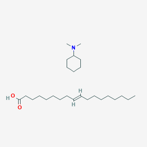 molecular formula C26H51NO2 B13781681 Cyclohexylamine, N,N-dimethyl-, oleate CAS No. 65122-23-8
