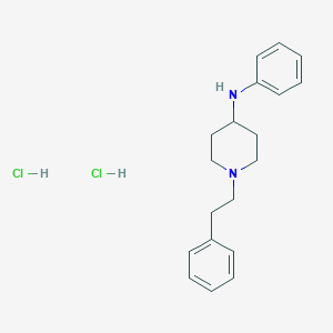 molecular formula C19H26Cl2N2 B1378170 N-Phenyl-1-(2-phenylethyl)-4-piperidinamine dihydrochloride CAS No. 24775-76-6