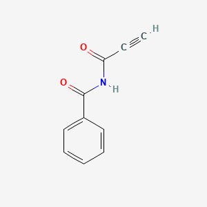 molecular formula C10H7NO2 B13781758 N-(Prop-2-ynoyl)benzamide CAS No. 756488-69-4