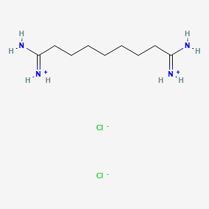 molecular formula C9H22Cl2N4 B13781794 1,9-Nonanediamidine dihydrochloride CAS No. 63906-97-8