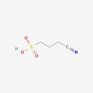 molecular formula C4H7NO3S B13781820 3-cyanopropane-1-sulfonic Acid 