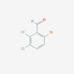 molecular formula C7H3BrCl2O B1378198 6-Bromo-2,3-dichlorobenzaldehyde CAS No. 945999-86-0