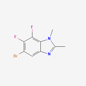 5-Bromo-6,7-difluoro-1,2-dimethyl-1,3-benzodiazole