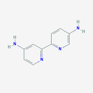 molecular formula C10H10N4 B13782187 4,5-Diamino-2,2-bipyridine 