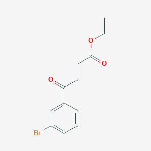 molecular formula C12H13BrO3 B137822 Ethyl 4-(3-bromophenyl)-4-oxobutyrate CAS No. 147374-04-7