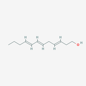 molecular formula C12H20O B13782211 3,6,8-Dodecatrien-1-ol 