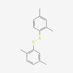 molecular formula C16H18S2 B13782214 Disulfide, 2,4-dimethylphenyl 2,5-dimethylphenyl CAS No. 65087-03-8