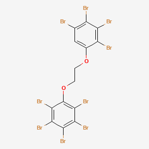 molecular formula C14H5Br9O2 B13782225 1-Pentabromophenoxy-2-tetrabromophenoxyethane CAS No. 68299-26-3