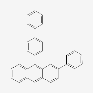 molecular formula C32H22 B13782246 9-(1,1'-Biphenyl)-4-yl-2-phenyl-anthracene 