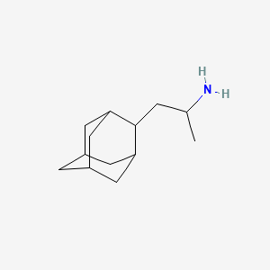 molecular formula C13H23N B13782287 1-(Adamantan-2-yl)-2-propanamine 