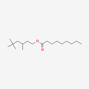 molecular formula C18H36O2 B13782312 3,5,5-Trimethylhexyl nonanoate CAS No. 67923-51-7