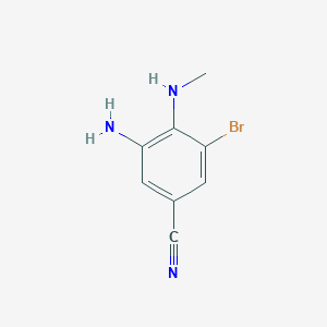 3-Amino-5-bromo-4-(methylamino)benzonitrile