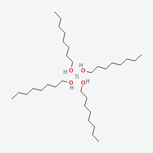 molecular formula C32H72O4Ti B13782391 Tetraoctyloxytitanium CAS No. 68585-68-2