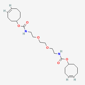 molecular formula C24H40N2O6 B13782413 Tco-peg2-tco 