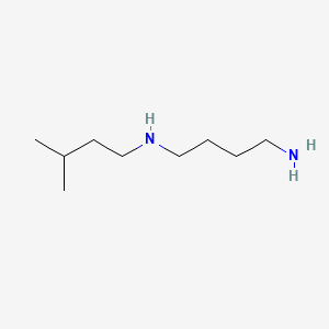 molecular formula C9H22N2 B13782416 1,4-Butanediamine, N-isopentyl- CAS No. 91391-22-9